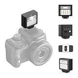 ULANZI SL02 Mini Kamerablitz, GN8 6500K Kamera Speedlite Blitzgeräte, 4...