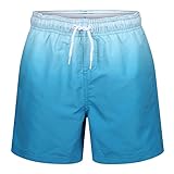 RIPT Jungen Essentials Quick Dry UV 50 Sonnenschutz Badeshorts Badehose, Blue Dip Dye,...
