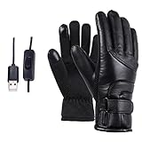 GANFANREN Männer Beheizte Handschuhe Wiederaufladbare USB Handwärmer Elektrische Winter...