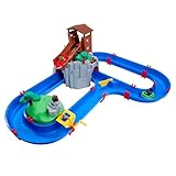 AquaPlay - Adventureland - Wasserbahn mit Berg, Turm und Stausee, Spieleset...