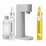 Sparpaket: Mysoda Woody - Wassersprudler aus erneuerbarem Holzkomposit mit 1L...