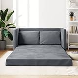 Willood Bodensofa mit Schlaffunktion, Klappbar Bodenbett Sofa Schlafsofa...