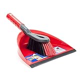 Vileda 2in1 Kehrset mit extra Borsten für Sauberkeit in den Ecken, Handfeger &...