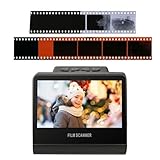 Film- und Folienscanner, 22MP Digitaler Filmscanner mit 5 Zoll Bildschirm, Konvertiert...