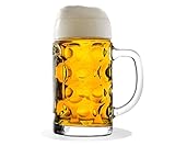 Stölzle Lausitz Bierkrug ISAR / 2er Set Bierkrüge 0,5 Liter/Stabiler Bier...