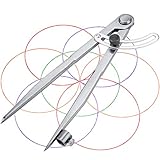 Leather Compass, Anreißzirkel Große Bleistift Markierung Zirkel mit Bleistifthalter,...