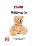 Pracht Creatives Hobby 4708-02112 Füllwatte weiß, Beutel mit 300 g, waschbar,...