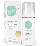 Cosphera Collagen Booster Serum 50 ml Vegan - mit Hyaluronsäure, Peptiden &...