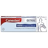 Canesten EXTRA Creme - zur Behandlung von Hautpilz und Fußpilz - schnell wirksam gegen...