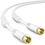 deleyCON 1m SAT TV Antennenkabel Koaxial Kabel HDTV 4-fach Schirmung DVB-S...