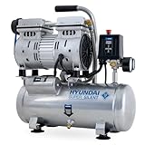 HYUNDAI Silent Kompressor SAC55751 (Druckluftkompressor tragbar klein kompakt...