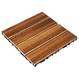 Angoily 4 Stück Holzboden Bretter Terrassendielen selbstklebende Tapete Linoleum...