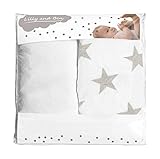 Lilly and Ben® Wickelauflagenbezug 2er Pack I kuscheliger & saugstarker Bezug mit...