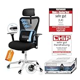 CLOUVOU CleverSeat Bürostuhl Ergonomisch [TESTSIEGER] Schreibtischstuhl 100% individuell...