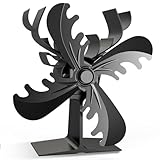 2023 Neues Kaminventilator, 4 Flügel Ofenventilator Ohne Strom, Kaminofen...