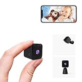 Mini Kamera 4K HD Überwachungskamera Live Übertragung Handy APP Für Innen WLAN...