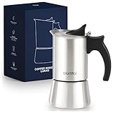Blumtal Espressokocher Edelstahl 6 Tassen (300 ml) - aluminiumfreie Mokkakanne Induktion,...