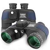 BOSSDUN 10x50 Marine Fernglas,Fernglas mit Nachtsicht Entfernungsmesser und Kompass, für...