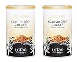 Lotao Java Kiss Kokosblütenzucker Bio (2x 250 g) - sanftes Karamell-Aroma - 100%...