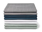 Makian 8 Stück Baby Mullwindeln 80x80 cm Set - Spucktücher / Mulltücher...