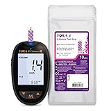 FORA 6 Connect-Multiparameter (mg/dl) und 10 Keton-Teststreifen. Mit Bluetooth...
