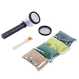 CuCummoo Mini Static Grass Beflockung,ABS Mini Static Grass Flocking Applikator mit...