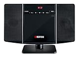 Beatfoxx MCD-60 Vertikal Stereoanlage (CD/MP3-Player, USB, Bluetooth, Aux In, Stand- oder...