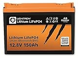 LIONTRON LiFePO4 12,8V 150Ah LX; 1920Wh;  3000 Zyklen bei 90% Entladungstiefe...