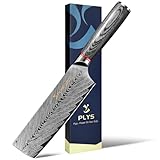 Plys Japanisch Nakiri Messer Scharf Küchenmesser: Titanbeschichtet Kochmesser Edelstahl...