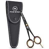 Five Star Solingen Midnight Premium 6,5'' extra scharfe Friseurschere Haarschere...