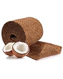 Kokosmatte aus 100% Kokosfasern - 25cm x 5m Rolle Anzuchtmatte mit Latex - Winterschutz...