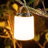 Blukar Campinglampe Wiederaufladbar,Camping Laterne, 3000K Warmweiß Licht, Helligkeit...