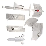 Opatiny Schweißinspektionslehre 6-teiliges Set für Boiler Schiffbau und Pipeline Survey,...