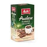 Melitta Auslese Filter-Kaffee 500g, gemahlen, Pulver für Filterkaffeemaschinen, starke...