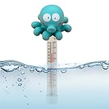 YAOPIU Pool Temperaturanzeige,Tiercartoon Thermometer Mit Leine - Wasserthermometer Für...