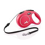 flexi® Classic M Seil 8 m rot, Roll-Leine für Hunde bis 20 kg