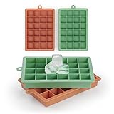 Blumtal 2x24er Silikon Eiswürfelform Würfel 2,6cm - Eiswürfelbehälter Würfelgröße...