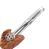 Lebensmittelzange zum Kochen, Zangen zum Kochen | Rutschfeste Steakfelder aus Edelstahl -...