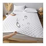 Matratzenbezug, wasserdicht, Matratzenschoner mit Gummiband, weiche, atmungsaktive...