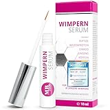 Testsieger 2025: Hormonfreies Wimpernserum 10ml mit Hyaluron, Kollagen,...