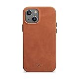 WIIUKA Hülle für iPhone 13 mini, Deutsches Leder, Lederhülle extra Dünn, Premium...