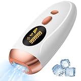 IPL Haarentfernungsgerät mit Eiskühlung, 999,999 Impulse, Geräte Haarentfernung Laser...
