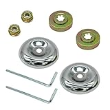 Zceplem 2 Pcs Rasenmäher-Messerkopf, 8-teiliges Set...