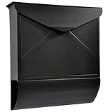 ALSTEN TECH Designer Briefkasten Wandbriefkasten Postkasten mit Zeitungsrolle...