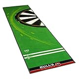 BULL'S Carpet Mat “120“ Green, Dartteppich mit rutschfester Unterseite aus Gummi,...