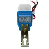 ZAAHH Schalter AC DC 12V 10A Automatik Lampe Dämmerungsschalter Lichtsensor...
