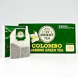 Orient Tea, Jasmintee (Teebeutel), 100% Reiner Natürlicher Handgepflückter Tee, Ohne...