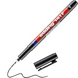 edding 141 F Permanenter Folienschreiber - schwarz - 1 Stift - Rundspitze 0,6 mm - Stift...