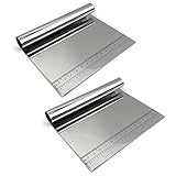 Spachtel Schaber Aus Edelstahl Teigkarte Groß Edelstahl Teigschaber Edelstahl Set...