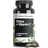 natural elements Cistus incanus mit Vitamin C – 90 Kapseln – 250mg Polyphenole pro...
